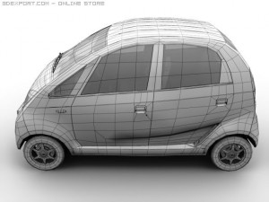 2008 tata nano Modèle 3D