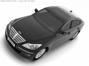 2009 hyundai genesis 3D Модель