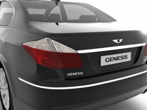 2009 hyundai genesis 3D Модель