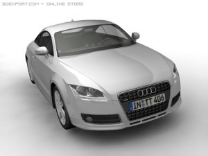 2007 audi tt Modello 3D