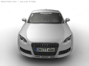 2007 audi tt 3D 模型