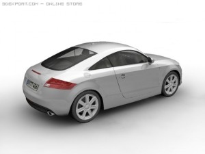 2007 audi tt 3D 模型
