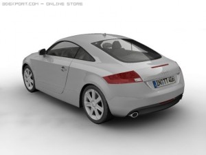 2007 audi tt 3D 模型