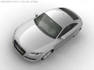 2007 audi tt 3D 模型