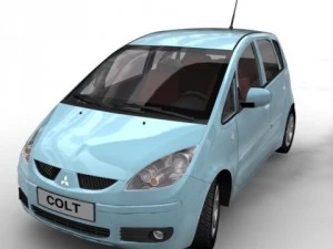 Mitsubishi Colt 2005 Modelo 3D