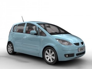 2005 mitsubishi colt 3D Model
