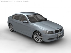 bmw 3 series e90 3D Model