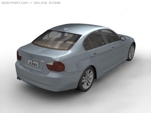 bmw 3 series e90 Modelo 3D