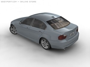 bmw 3 series e90 Modelo 3D