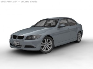 bmw 3 series e90 Modelo 3D