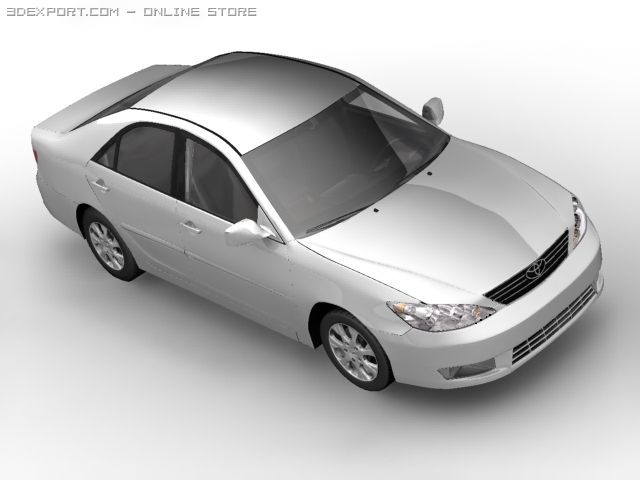 2005 toyota camry 3D 模型 .c4d .max .obj .3ds .fbx .stl .blend 
