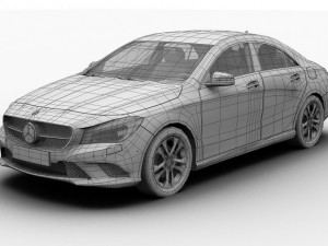 mercedes benz cla 2013 Model 3D