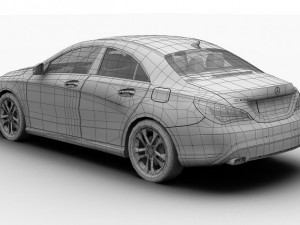 mercedes benz cla 2013 Model 3D