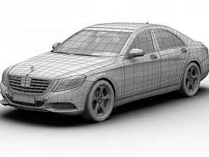 mercedes benz s class 2014 Model 3D