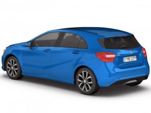 mercedes benz a class 2012 3D-Modell