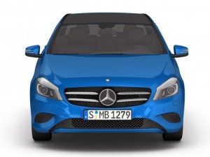 mercedes benz a class 2012 3D-Modell
