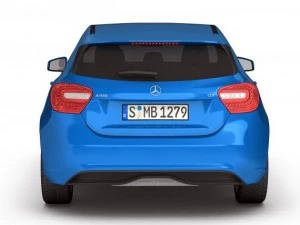 mercedes benz a class 2012 3D Model