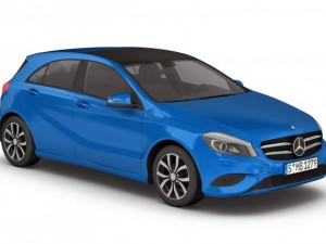 mercedes benz a class 2012 3D-Modell