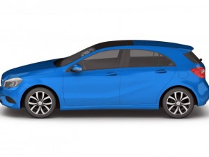 mercedes benz a class 2012 3D-Modell
