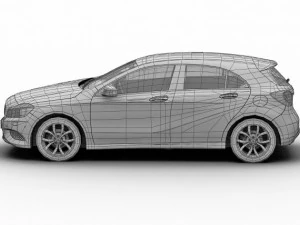 mercedes benz a class 2012 3D Model