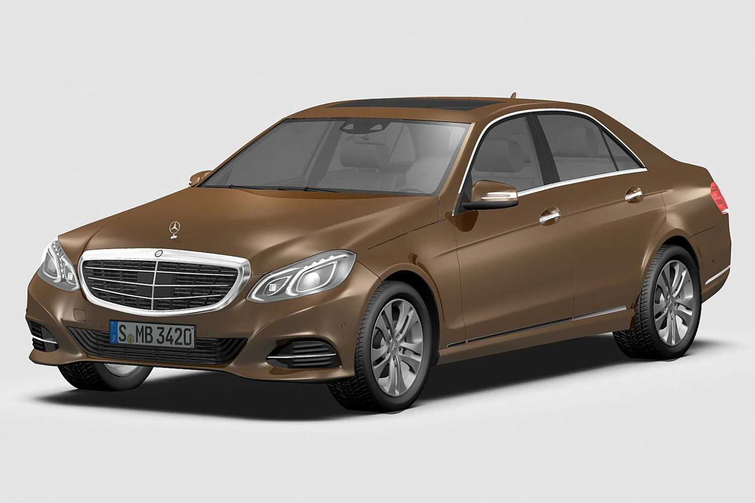 mercedes benz e class 2014 3D Model .c4d .max .obj .3ds .fbx .stl .blend 