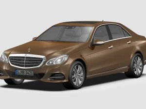 Мерседес Бенц Е Класс 2014 3D Модель