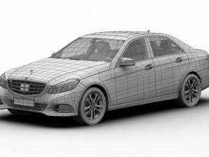 mercedes benz e class 2014 3Dモデル