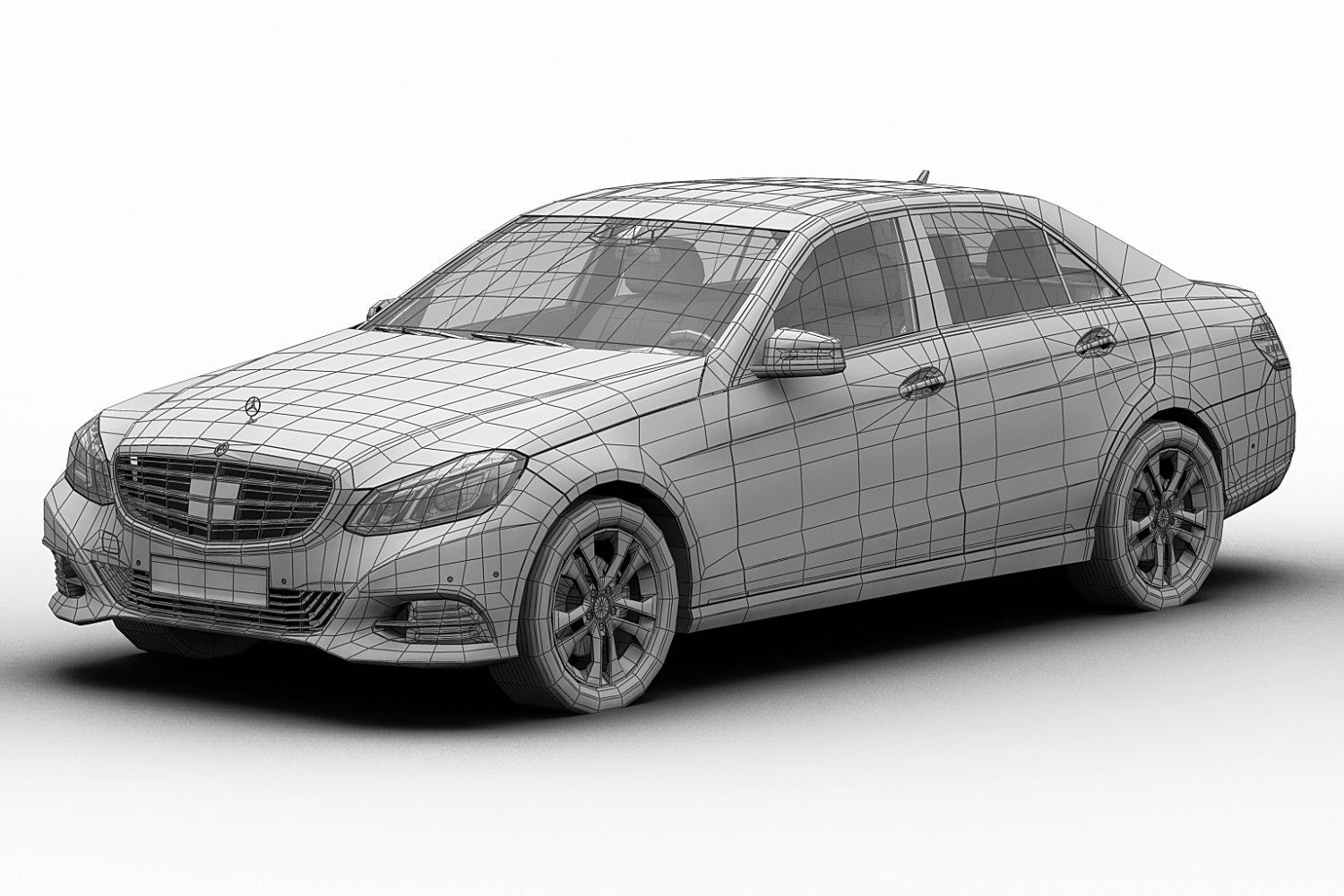Автомобили 3d render e-class