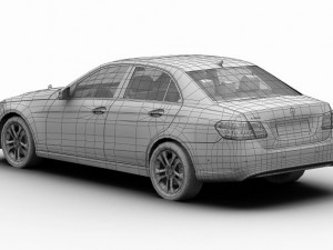 mercedes benz e class 2014 3Dモデル