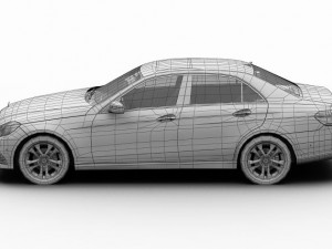 mercedes benz e class 2014 3Dモデル