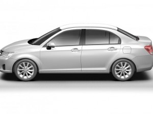 toyota corolla axio japan 2013 3D 모델
