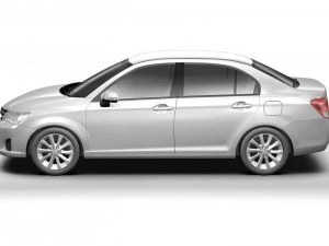 toyota corolla axio japan 2013 3D Model