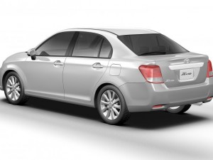 toyota corolla axio japan 2013 3D 모델