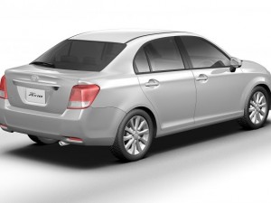 toyota corolla axio japan 2013 3D 모델