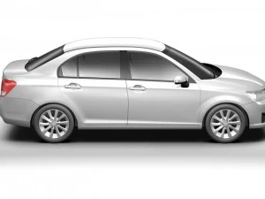 toyota corolla axio japan 2013 3D Model
