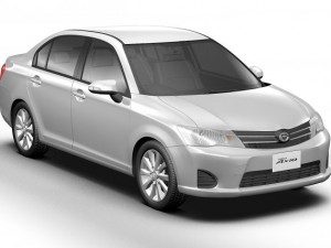 toyota corolla axio japan 2013 3D 모델