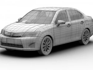 toyota corolla axio japan 2013 3D Model