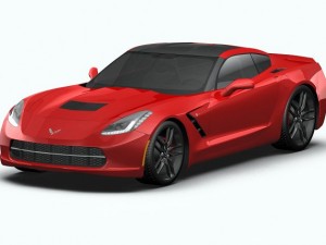 chevrolet corvette stingray 2014 Modèle 3D