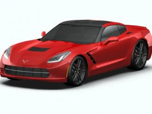 Шевроле Корвет Стингрей 2014г. 3D Модель