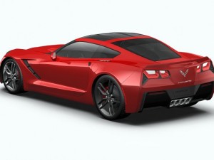 chevrolet corvette stingray 2014 3D Model