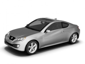 2010 hyundai genesis coupe 3D Model