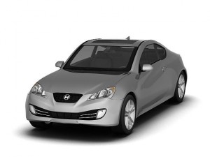 2010 hyundai genesis coupe Modello 3D