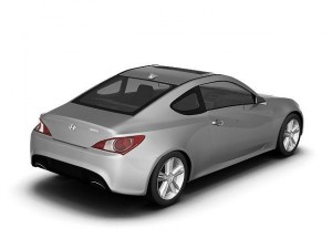 2010 hyundai genesis coupe Modello 3D