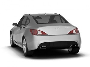 2010 hyundai genesis coupe Modello 3D