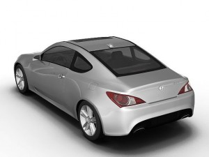 2010 hyundai genesis coupe Modello 3D