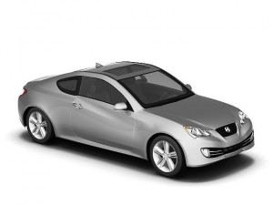 2010 hyundai genesis coupe Modello 3D