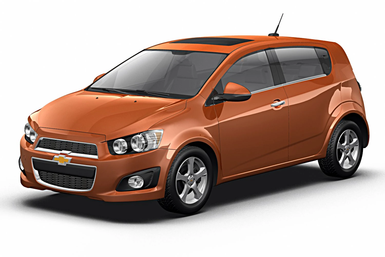 chevrolet sonic 2012 3D Model .c4d .max .obj .3ds .fbx .stl .blend 