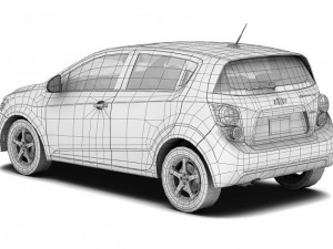 chevrolet sonic 2012 3D 모델