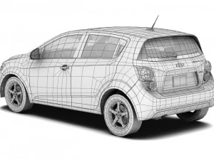 chevrolet sonic 2012 3D Model