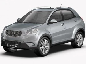 Ссангён Корандо 2012г. 3D Модель